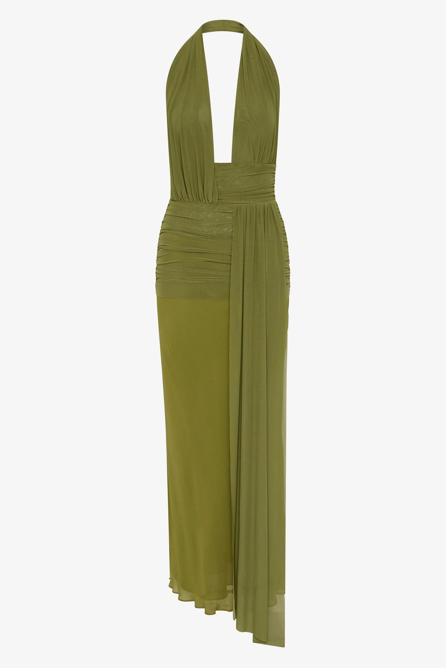 Bec & Bridge Cassis Drape Maxi Olive Green