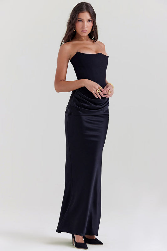 House of CB Persephone Corset Dress Black