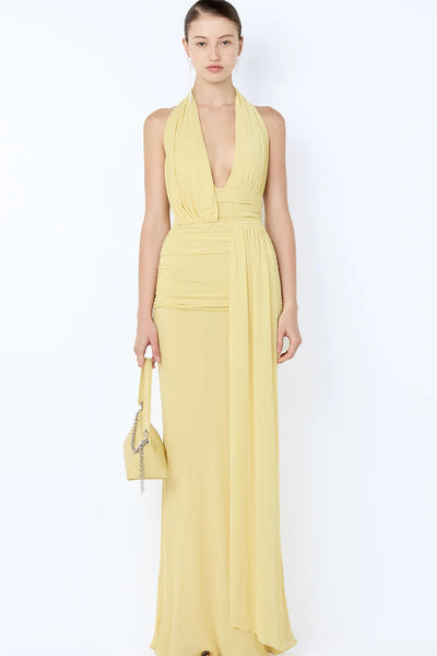 Bec & Bridge Cassis Drape Maxi Yellow