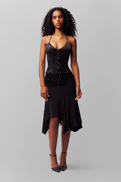 Danielle Guizio Marini Corset Set Black