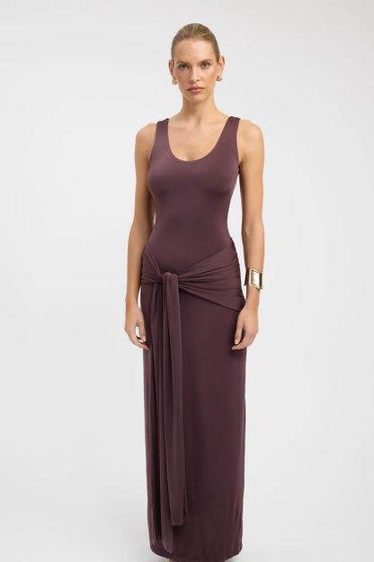 Kookai Shara Maxi Dress Brown