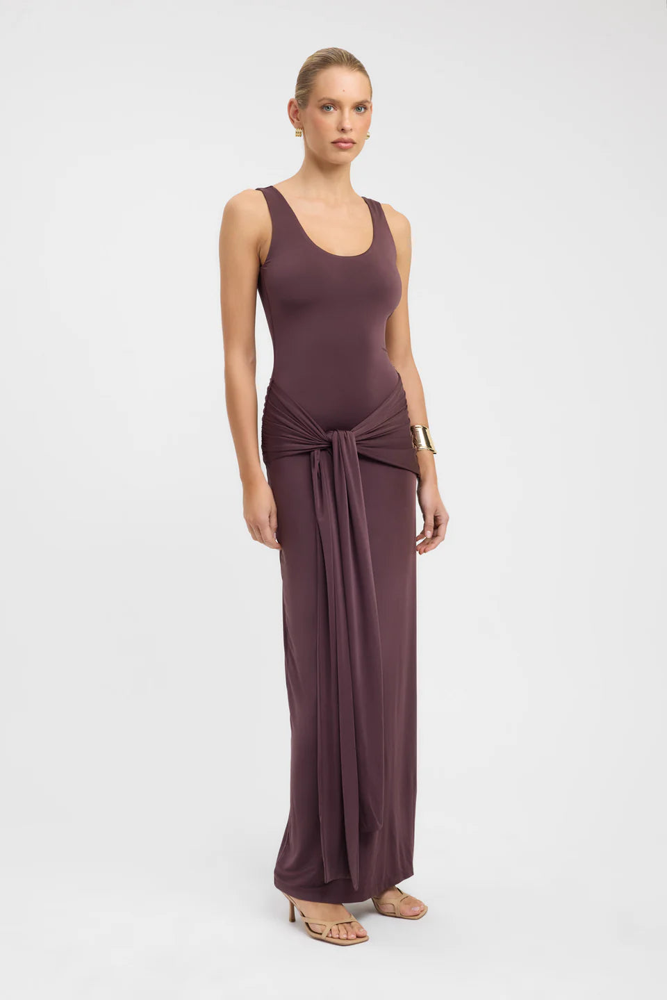 Kookai Shara Maxi Dress Brown