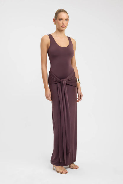 Kookai Shara Maxi Dress Brown