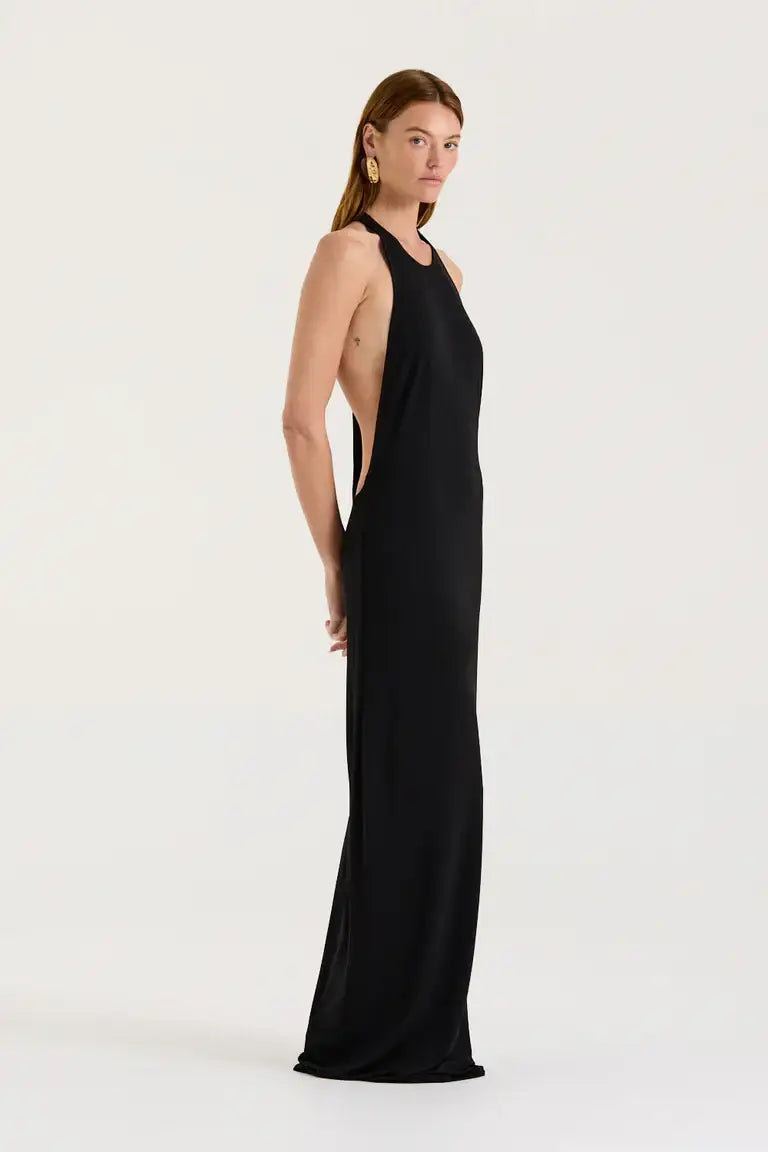 Henne Ophelia Tank Dress Black