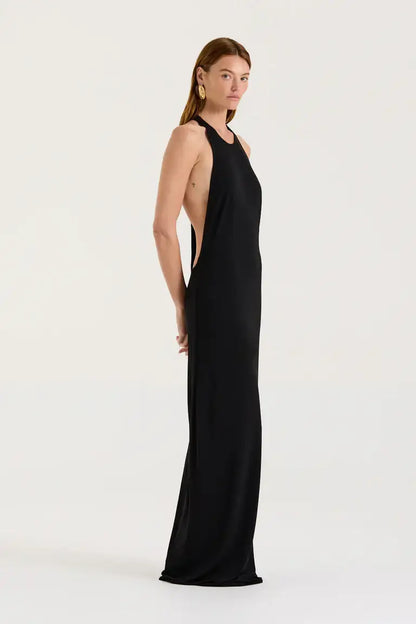 Henne Ophelia Tank Dress Black