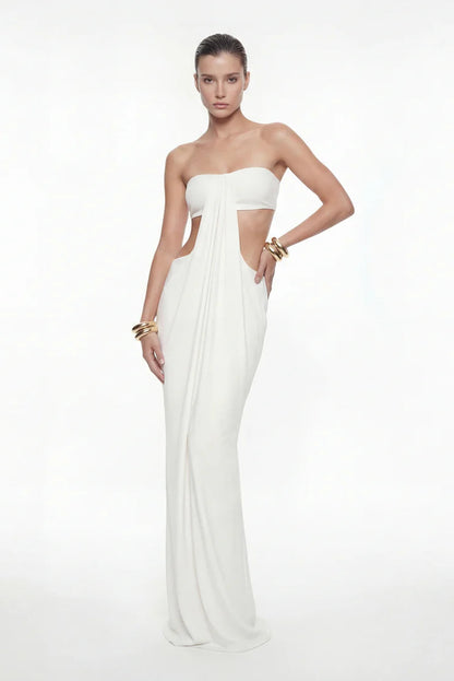 Serve The Brand Ophelia Maxi White