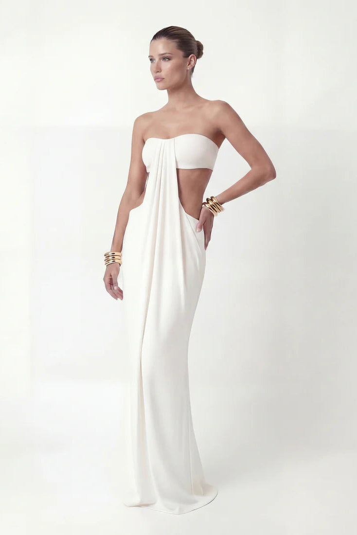Serve The Brand Ophelia Maxi White