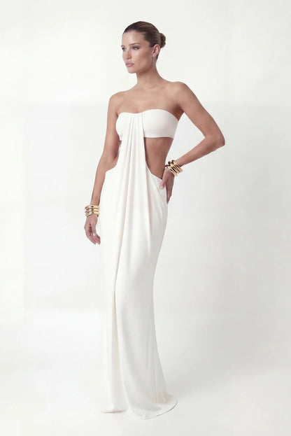 Serve The Brand Ophelia Maxi White
