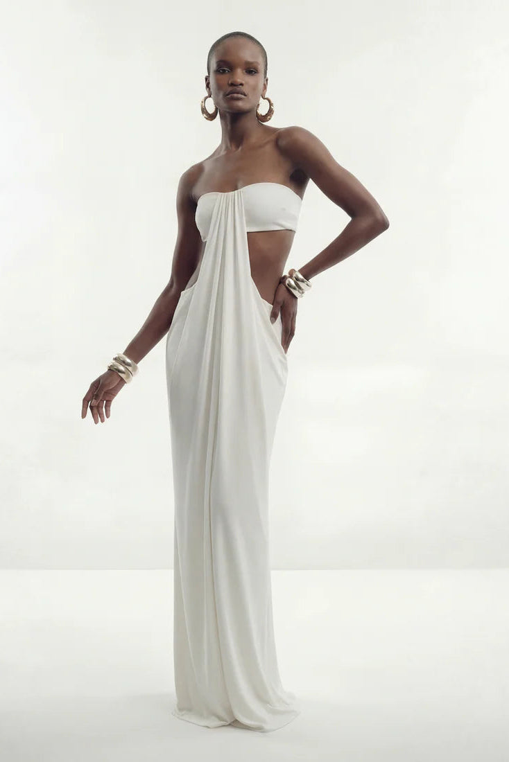 Serve The Brand Ophelia Maxi White