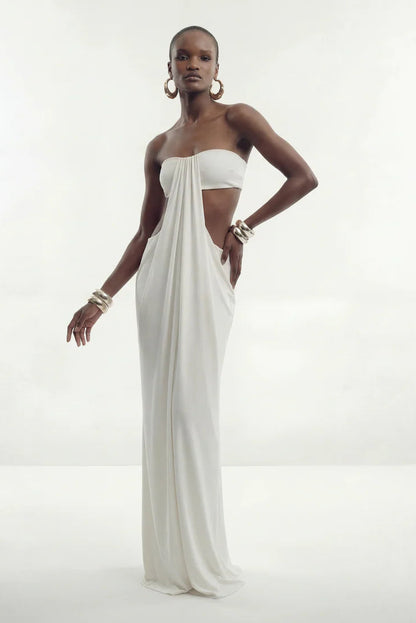 Serve The Brand Ophelia Maxi White