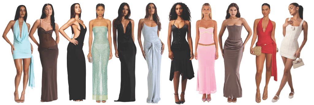 Designer dresses available for hire at Fitzroy Dress Hire, Adelaide's luxury dress hire boutique with Australia-wide delivery.