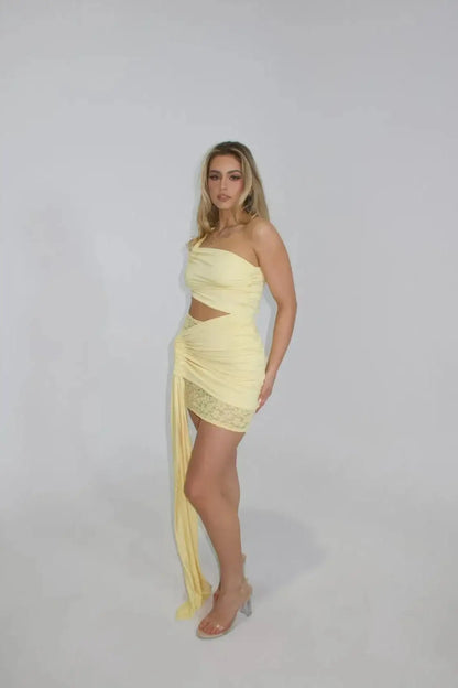 Deconduarte Paradiso Lace Mini Baby Yellow (For Sale)
