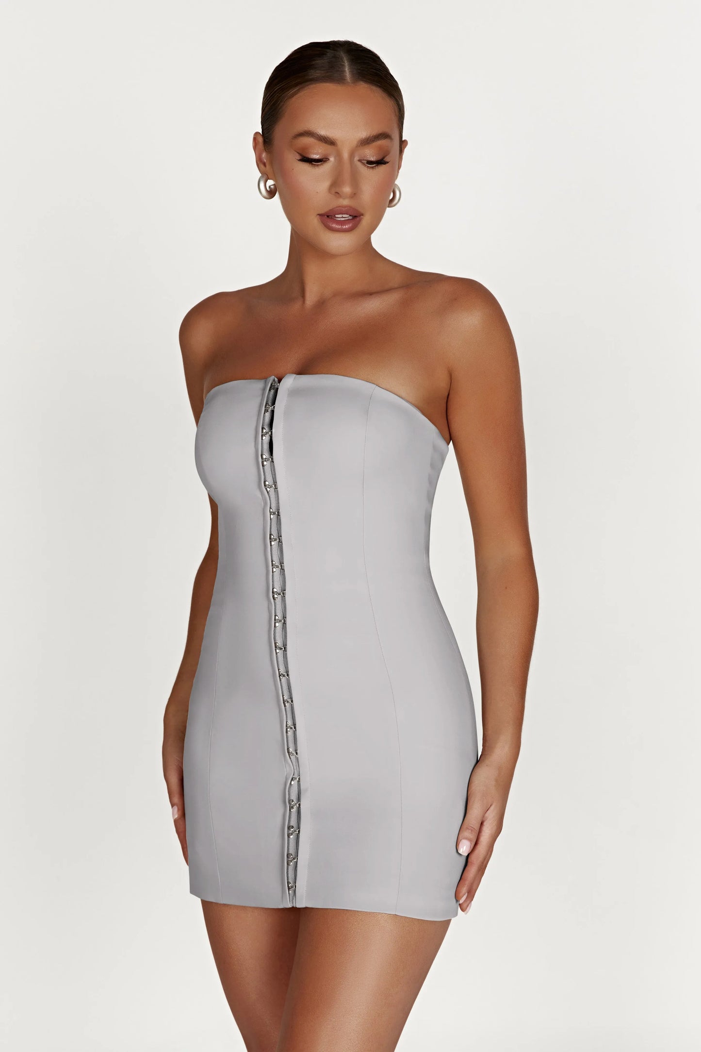 Meshki Ornella Hook & Eye Mini Grey (For Sale)