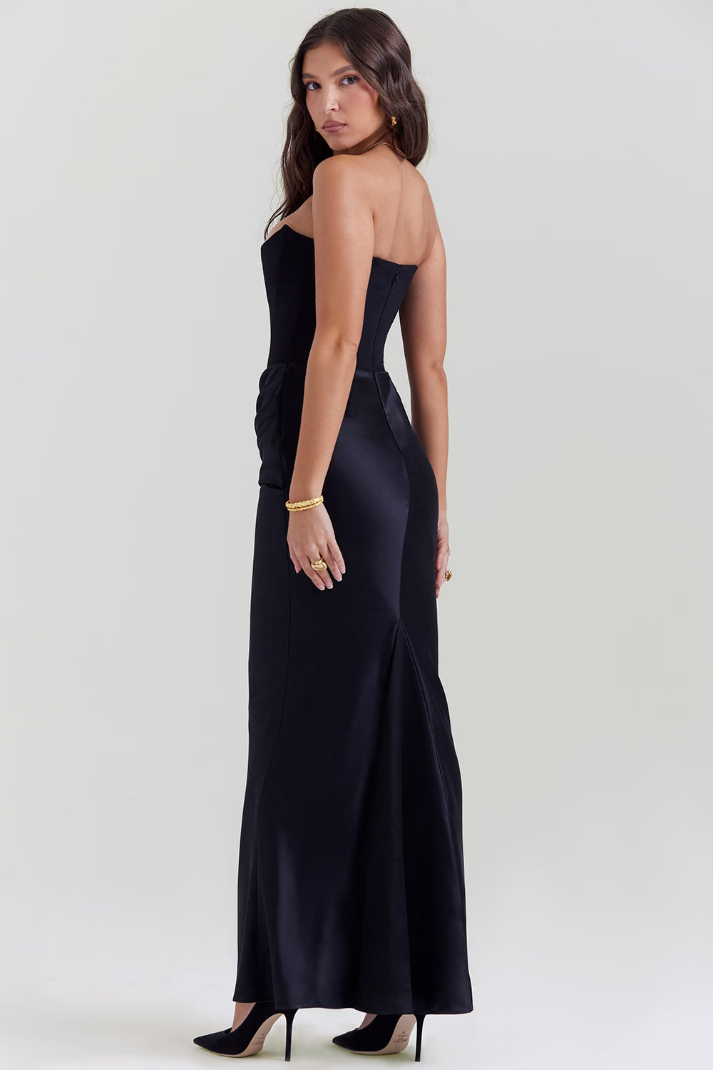 House of CB Persephone Corset Dress Black