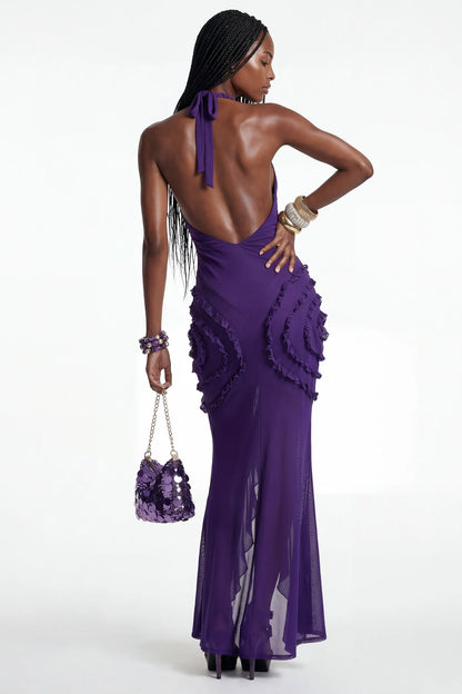 Back view of THE KRIPT Narcissa Dress available for dress rental in Australia